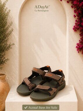 Teva Men's 11 Sport Hiking Sandals Brown Trail Outdoor Comfort Adventure